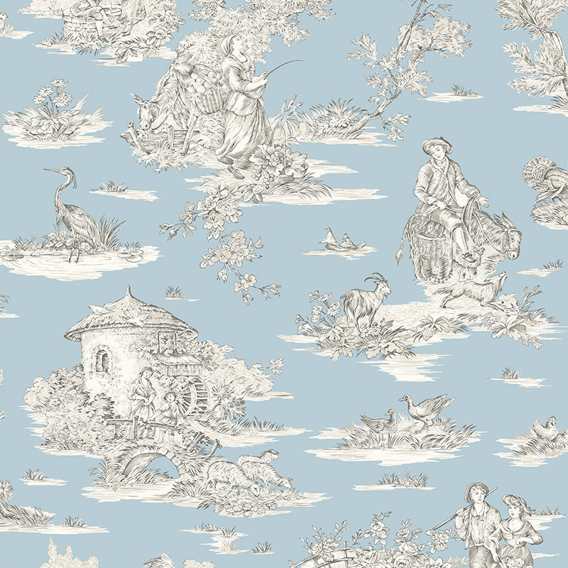 Papier peint Toile de Jouy Moderne