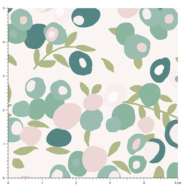 Papier peint fleuri Liberty Au printemps